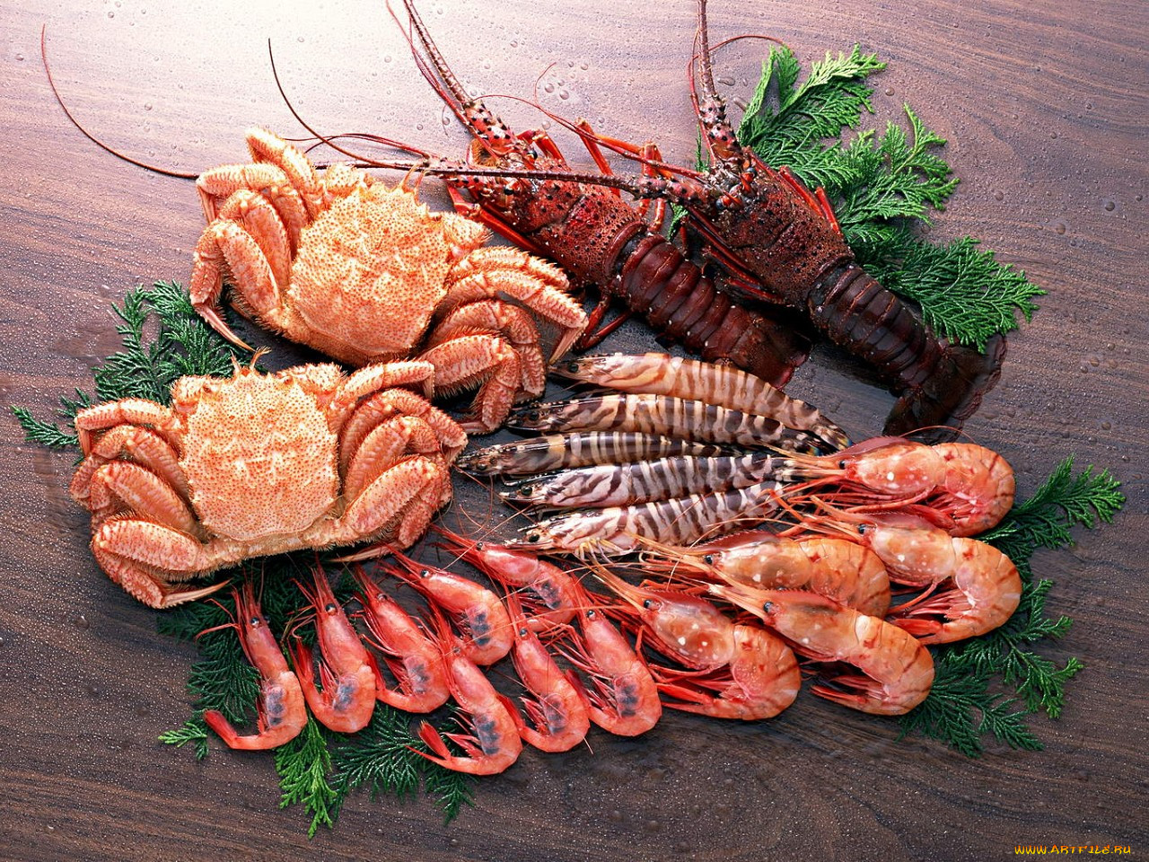 Деликатесы морепродукты